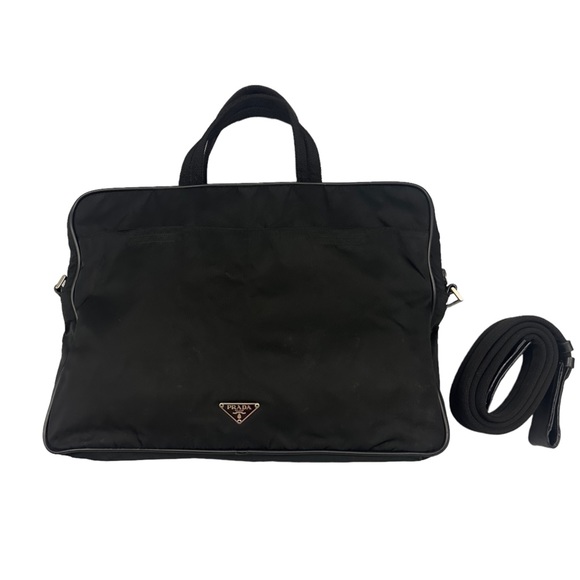 Prada Bags Prada Mens Nylon Briefcase Laptop Bag Poshmark